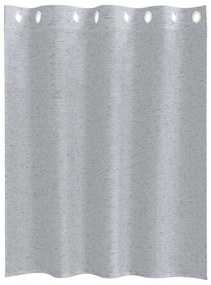 Cortinas 2 pcs Cinzento-escuro 140 x 140 cm Poliéster