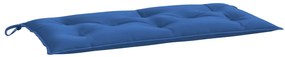 Almofadões p/ banco jardim 2 pcs 100x50x7 cm oxford azul royal