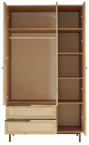 Roupeiro ON15 – Nogueira – 112,2 x 195,6 x 55 cm