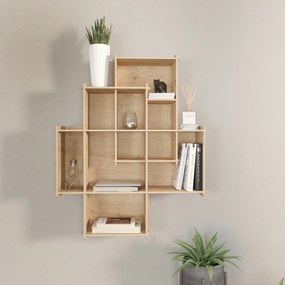 Prateleira de Parede Adis – Carvalho – 70 cm x 88,7 cm x 21 cm
