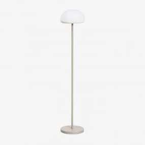 Luminária De Chão Led De Ferro Sem Fio Zeliro Verde Fumado - Sklum