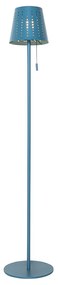 Candeeiro de pé exterior azul com LED regulável em 3 etapas a energia solar - Ferre