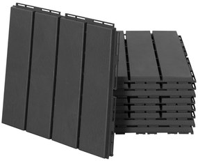 Conjunto de 9 Estrados 30x30cm com Área de 0.81 m² para Exterior e Int