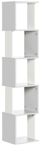 Estante com Prateleiras – Modelo Luleå – 33x28x161 – Madeira – 6 Nívei