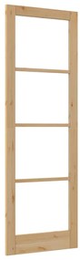 porta interior com vidro "ORKDAL" 78x232x4 cm em madeira sólida de pin