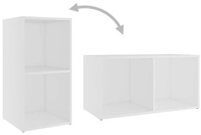 Móveis de TV 2 pcs 72x35x36,5 cm derivados de madeira branco