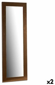 Espelho de Parede Dourado Madeira Vidro 52,7 X 154,5 X 1,7 cm (2 Unidades)