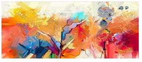 Pintura Decorativa em Tela YTY1040210842_50120 – Multicolor – 50 x 120