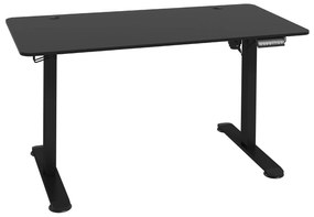 Vinsetto Secretária Elétrica Ajustável em Altura 140x70 cm Secretária de Computador Elétrica Preto | Aosom Portugal