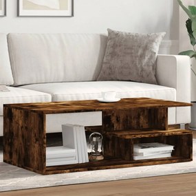 Mesa de centro 102x55x35 cm derivados madeira carvalho fumado