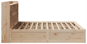 Cama sem colchão 180x200 cm madeira de pinho maciça