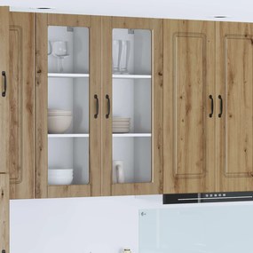 vidaXL Armário de Cozinha Carvalho Artesanal 40 x 31 x 100 cm