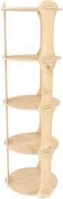 Estante Yuvar – Carvalho – 138x39x39 cm