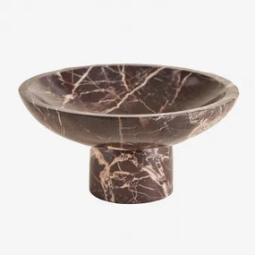 Cuenco Decorativo Redondo Ø25 Cm Em Mármore Korinza Mármore Vermelho Cherry Gold - Sklum