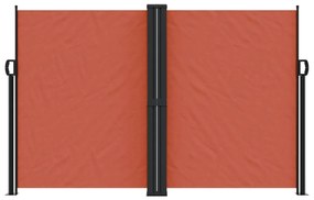 Toldo lateral retrátil 160x1000 cm terracotta