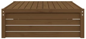 Apoio de pés para jardim 120x80 cm pinho maciço castanho-mel