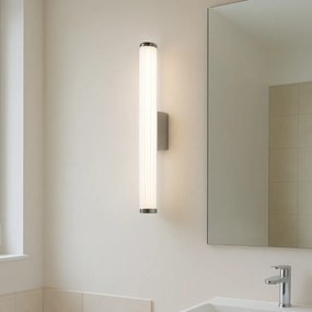 Candeeiro de Parede Retro Gunmetal 60,4cm incl. LED IP44 - Coco