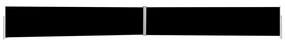 vidaXL Toldo lateral retrátil 140x1200 cm preto