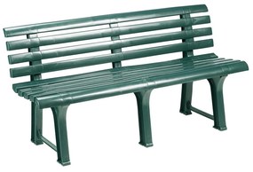 Banco Jardim Polipropileno Orchidea Verde 145X50X76cm
