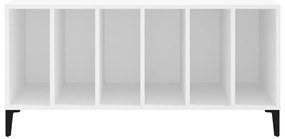 Armário para discos 100x38x48 cm derivados de madeira branco