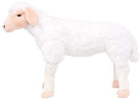 Brinquedo de montar ovelha peluche branco XXL