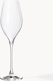 Copos de champanhe de cristal Silvio, conjunto de 4