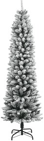 Árvore Natal artificial c/ 300 luzes LED e flocos de neve 240cm