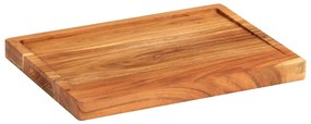 vidaXL Tábua de cortar 43x32x3,5 cm madeira de acácia maciça