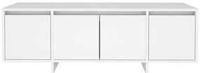 Móvel de TV 120x30x40,5 cm derivados de madeira branco