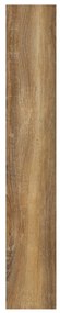 Painel de parede c/ aspeto de madeira 4,12 m² PVC castanho
