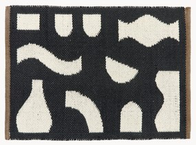 Tapete de entrada artesanal reversível Ceres