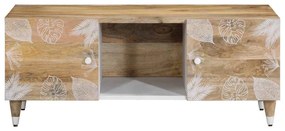Mesa de centro 100x54x40 cm madeira de mangueira maciça