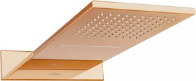 Mexen Waterfall chuveiro slim 50 x 22 cm, ouro rosa - 79190-60