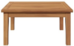 Mesa de Jardim 60x60x30 cm de Madeira Sólida de Teak