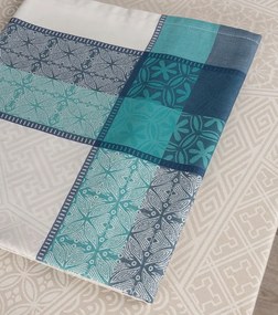 Toalhas de mesa anti nódoas 100% algodão - Marine 2024 Fateba: Laranja  1 Toalha de mesa 150x200 cm