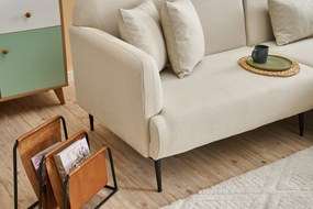 Sofá de Canto Revos – Creme – 250x86x100 cm