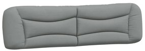 Estrutura de cama com LED sem colchão 200x200 cm tecido