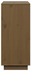 Aparadore 110,5x35x80 cm pinho maciço castanho mel