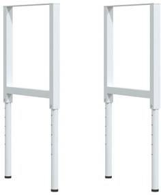 Bancada retangular 100x60x(71,5-98) cm madeira de faia maciça