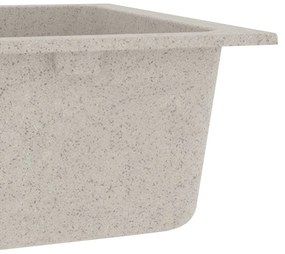 Pia de Cozinha Bege 760x480x184 mm Granito