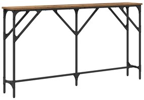 Mesa de Consola Madeira Antiga 140x23x75 cm Madeira Engenharia