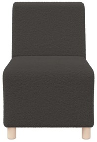 Sofá Chiar 3 pcs Cinzento escuro 55 x 74 x 82 cm