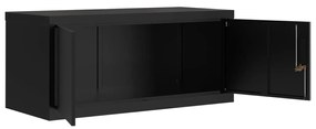 Arquivador 90x40x110 cm aço preto
