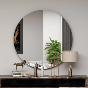 Espelho Zeos – Preto – 70 x 70 x 2,2 cm