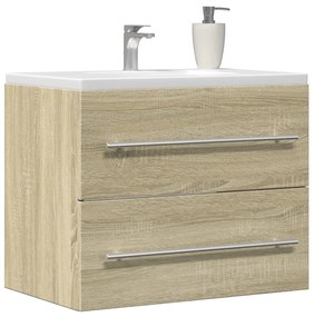vidaXL Armário de lavatório 60x38,5x48 cm contrapl. carvalho sonoma