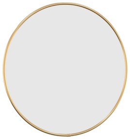 Espelho de parede Ø40 cm redondo dourado