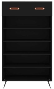Sapateira 60x35x105 cm derivados de madeira preto