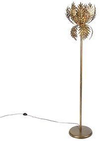 Candeeiro de pé vintage dourado - Botanica Simplo Retro