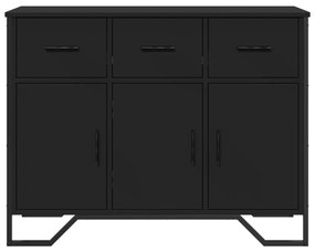 Aparador 97x32,5x74,5 cm derivados de madeira preto