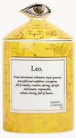 Vela perfumada artesanal Leo (rosa, sândalo, madeira de cedro)